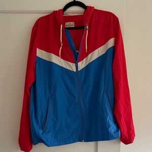 Marine Layer Vibrant Red and Blue Jacket